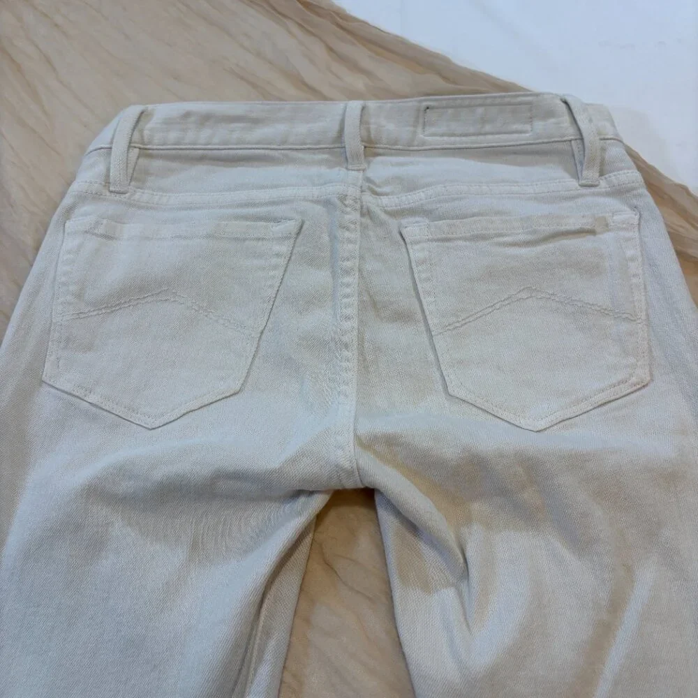 A/X Armani Exchange Womens White Skinny‎ Bootcut Y2K Jeans Size 28S